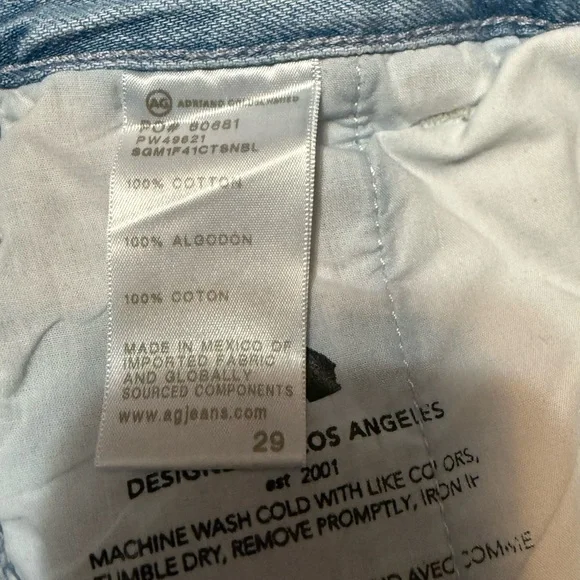 AG Light Blue Mercer Trouser Jean - Picture 12 of 14